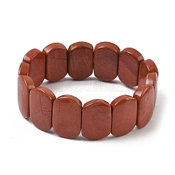 Браслеты из натуральной красной яшмы для женщин и мужчин BJEW-I323-02U