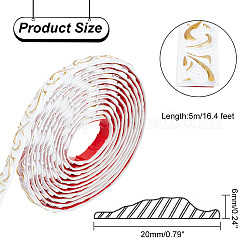 ПВХ цветы узор зеркало самоклеящаяся наклейка&nbsp;FIND-WH0152-356B