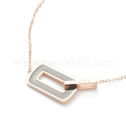 Colliers pendentifs en acier inoxydable 304&nbsp;NJEW-L458-082