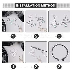 Круглый анодированный алюминиевый провод&nbsp;AW-NB0001-01D-B