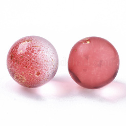 Прозрачные бусины из матового стекла GLAA-N035-05C-03