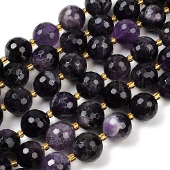 Природный аметист нитей бисера G-C249-A04-16mm