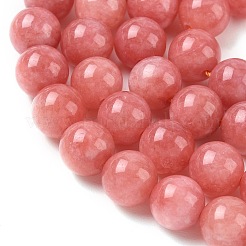 Gefärbte natürliche malaysia jade perlen stränge&nbsp;G-G021-02C-22