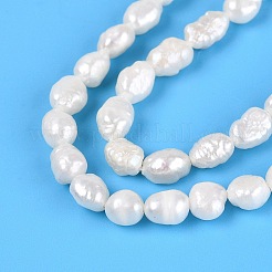 Perles de perles de keshi baroques naturelles&nbsp;PEAR-N031-01C