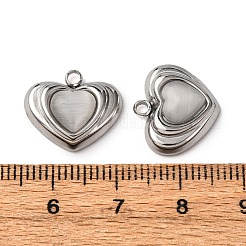 Подвески из нержавеющей стали 304 «кошачий глаз» STAS-P406-05P