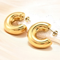 Ионное покрытие (ip) 316 хирургическая нержавеющая сталь серьги-гвоздики для женщин&nbsp;LS-EJEW-C053-02G