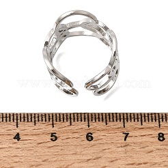 Offene Manschettenringe aus Messing für Damen&nbsp;RJEW-F215-05P