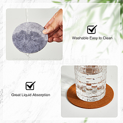 Войлочный коврик для чашки&nbsp;AJEW-CN0002-87C