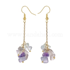Ensemble de bijoux en perles de fluorite naturelle&nbsp;SJEW-JS01230-02