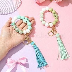 Брелок из силиконовых бусин&nbsp;KEYC-YW00193-01