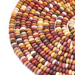 Природные mookaite бисер нитей&nbsp;G-P575-A11-4x2mm