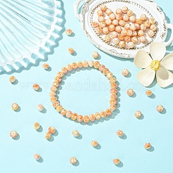 100 pièces 10 couleurs galvanoplastie perles de verre&nbsp;GL-YW9D8D-03