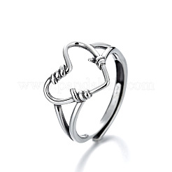 925 регулируемое кольцо на палец из стерлингового серебра FS-WG45355-03