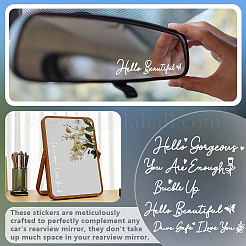 1 шт. водонепроницаемые электростатические наклейки из ПВХ DIY-OC0013-20E