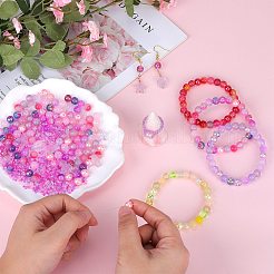 ガラスビーズ  ラウンド＆ヒトデ＆フィッシュ＆ロンデル  混合スタイル  ライトスカイブルー  2.5~14x2.5~13.5x2~8.5mm  穴：1~1.4mm  約200~300個/袋  2袋/箱&nbsp;GLAA-SZ0001-94F
