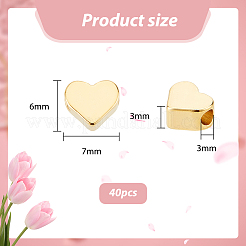 40 шт. стойка для покрытия экологически чистыми латунными бусинами KK-PH0006-58