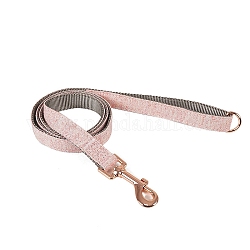 Nylon Strong Dog Leash, with Comfortable Padded Handle, Iron Clasp, for Small Medium and Large Dogs, Pet Supplies, Pink, 1250x20mm