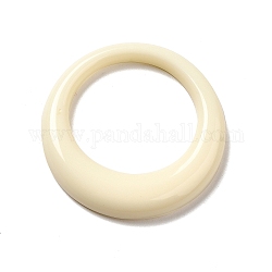 Verbindungsring aus Harz, runden Ring, cornsilk, 35x5 mm, Innendurchmesser: 24 mm