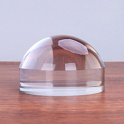 Lente d'ingrandimento in vetro acrilico, lente d'ingrandimento ad alta definizione, chiaro, ingrandimento: 6x, 7.8~8x5cm