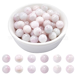 Fili di perle di kunzite naturale arricraft, perle di spodumene, tondo, 8mm, Foro: 1 mm, circa 49pcs/filo, 15.7 pollice, 1Strand / scatola