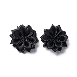 Accessori per costume fiore tessuta fatto a mano , fiore, nero, 37x37x7mm