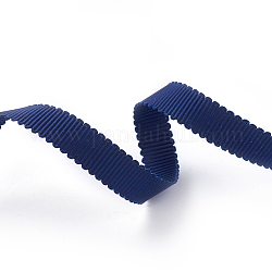 Polyester Ripsband, Peterham Ribbon, für Schmuck machen, Preußischblau, 3/8 Zoll (10 mm), 50yards / Rolle (45.72 m / Rolle)