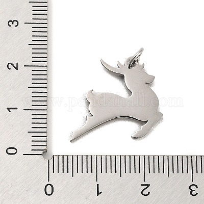 Не тускнеющие рождественские подвески из нержавеющей стали 304 STAS-K265-05P-1