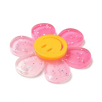 Прозрачные акриловые подвески градиентного цвета OACR-H004-01A-1