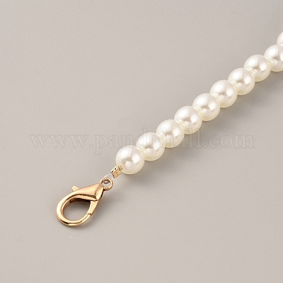 Удлинители ремешка для кошелька с цепочкой из искусственного жемчуга из смолы FIND-WH0143-96F-1