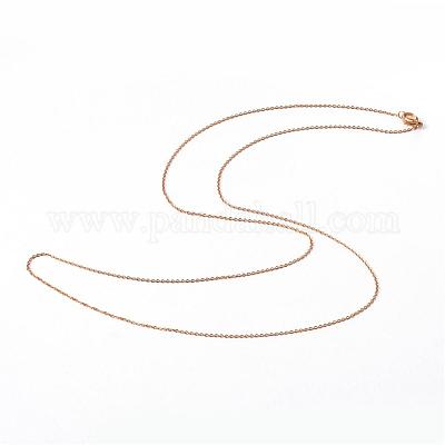 Ожерелья из нержавеющей стали 304 с цепочкой из троса NJEW-F196-08B-1