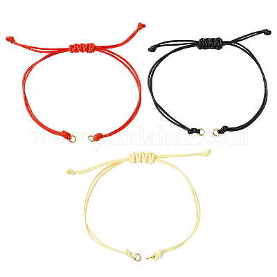 Плетеный шнур из вощеного полиэстера X1-AJEW-JB01153-03-1