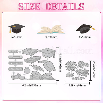 Graduierung Thema Kohlenstoffstahl Stanzformen Schablonen&nbsp;DIY-WH0309-1761-1