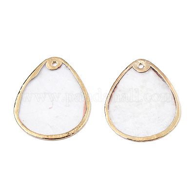 Подвески из натуральных ракушек Capiz SSHEL-N034-129B-01-1