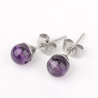 Фурнитура для сережек-гвоздиков из нержавеющей стали 304 X-EJEW-JE02067-1