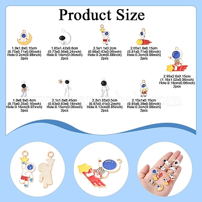 18шт 9 стиля подвески из сплава с эмалью FIND-FS0003-66-1