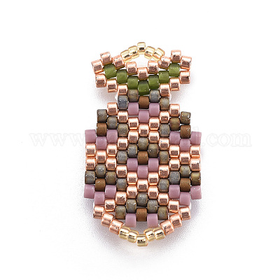 Подвески из японского бисера Миюки & toho ручной работы SEED-A027-B04-1