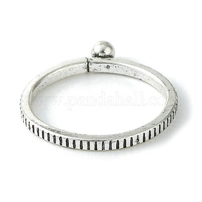 Круглые кольца из сплава на палец RJEW-K275-18AS-1