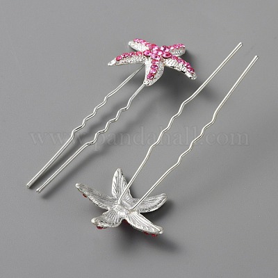 Свадебные свадебные вилки для волос&nbsp;OHAR-WH0021-13D-S-1