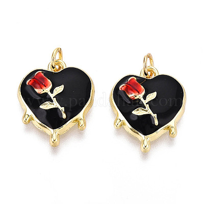 Латунь эмаль подвески KK-N268-84G-1