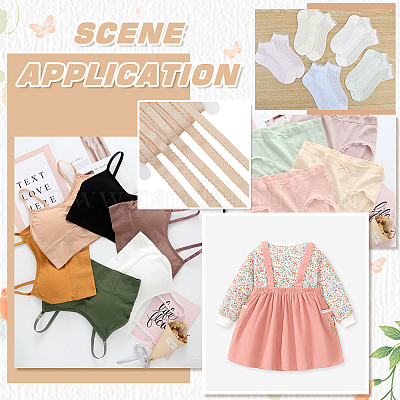 Резинка для чинлона с волнистыми краями EC-GF0001-41C-1