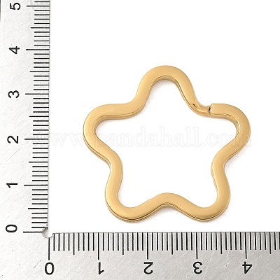 Разъемные брелоки из нержавеющей стали 304 STAS-D144-01B-G-1