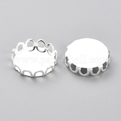 Оправы кабошонов из нержавеющей стали 304 STAS-Y001-09A-S-1