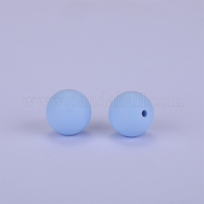 Круглые силиконовые фокусные бусины SI-JX0046A-86-1