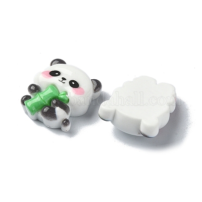 Кабошоны с изображением животных из непрозрачной смолы CRES-M028-01-1