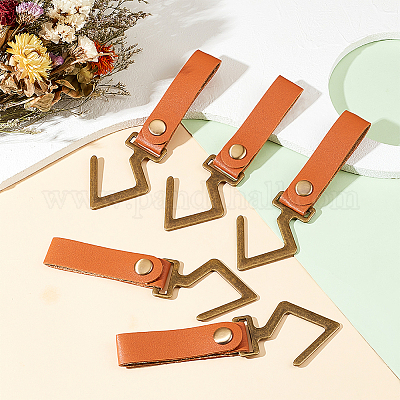 Wholesale AHANDMAKER 8 Pcs Leather Straps for Hanging 