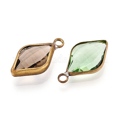 4шт стеклянные подвески GLAA-YW0001-42-1