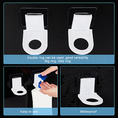 Пластиковый крючок для бутылок с гелем для душа FIND-WH0417-67-1