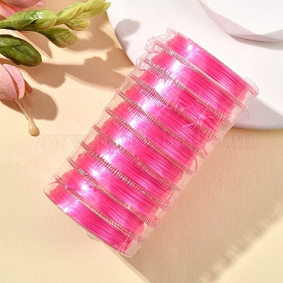 10 рулон плоских эластичных хрустальных струн EW-YW0002-04C-1