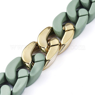 Бордюрные цепи ручной работы AJEW-JB00611-07-1