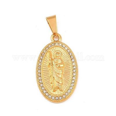 Нержавеющая сталь 304 с подвесками из стразов STAS-Z171-24G-02-1